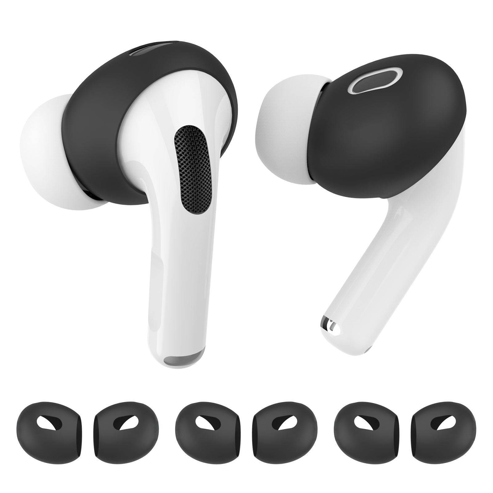 AHASTYLE PT76-PRO2 Ultra-Thin Ear Cover for AirPods Pro 2 Silicone Slim Ear Hooks 3 Pairs Lightweight Ear Tips AHASTYLE PT76-PRO2 Ultra-Thin Ear Cover for AirPods Pro 2 Silicone Slim Ear Hooks 3 Pairs Lightweight Ear Tips